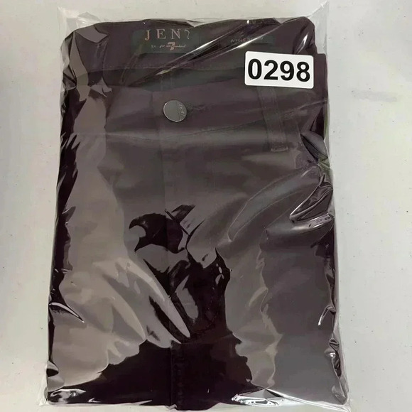 JEN7 by 7 For All Mankind Ankle Skinny Jeans Size 8 Sateen Brushed Purple Hippie - Picture 16 of 16